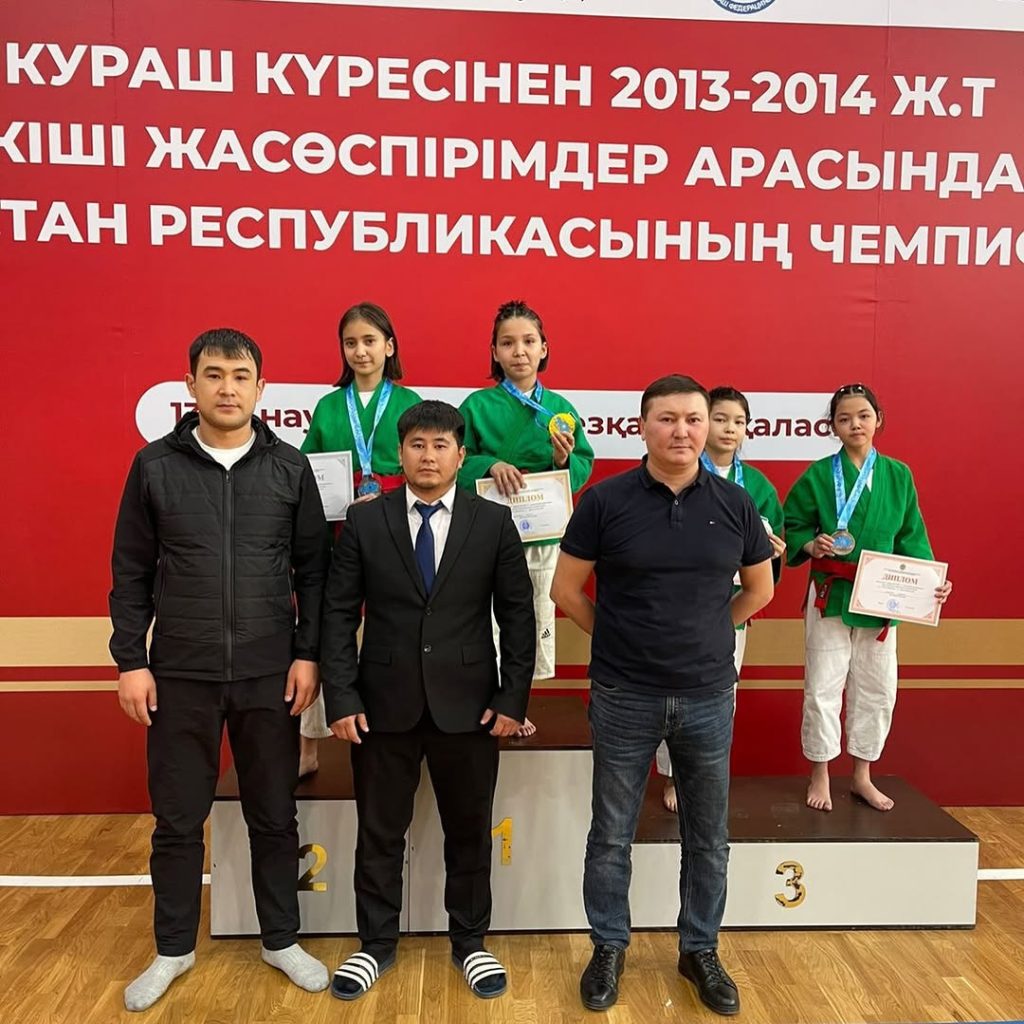 Чемпионат Казахстана по курашу среди юношей